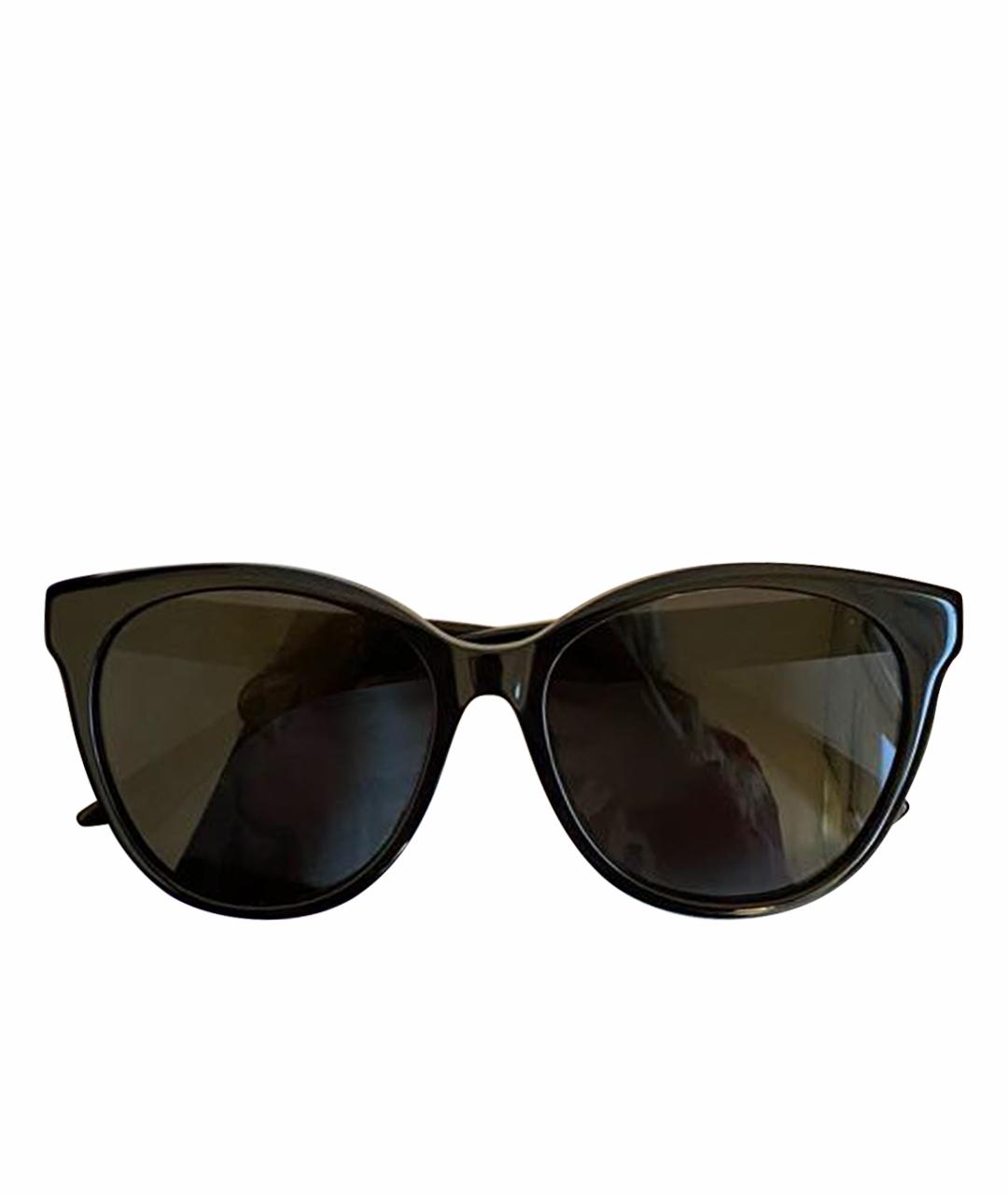 GUCCI Черные пластиковые солнцезащитные очки, фото 1