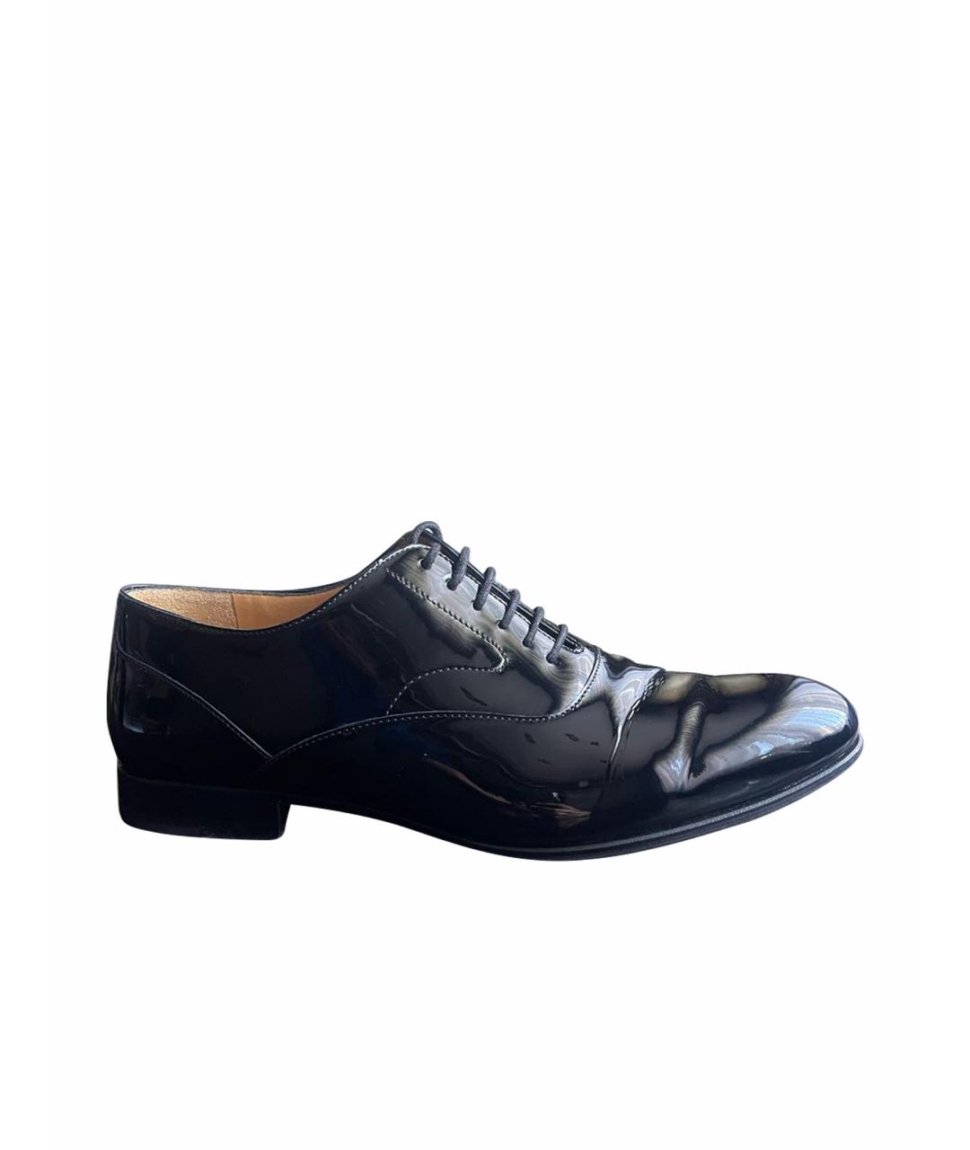 VALENTINO Черные туфли из лакированной кожи, фото 1