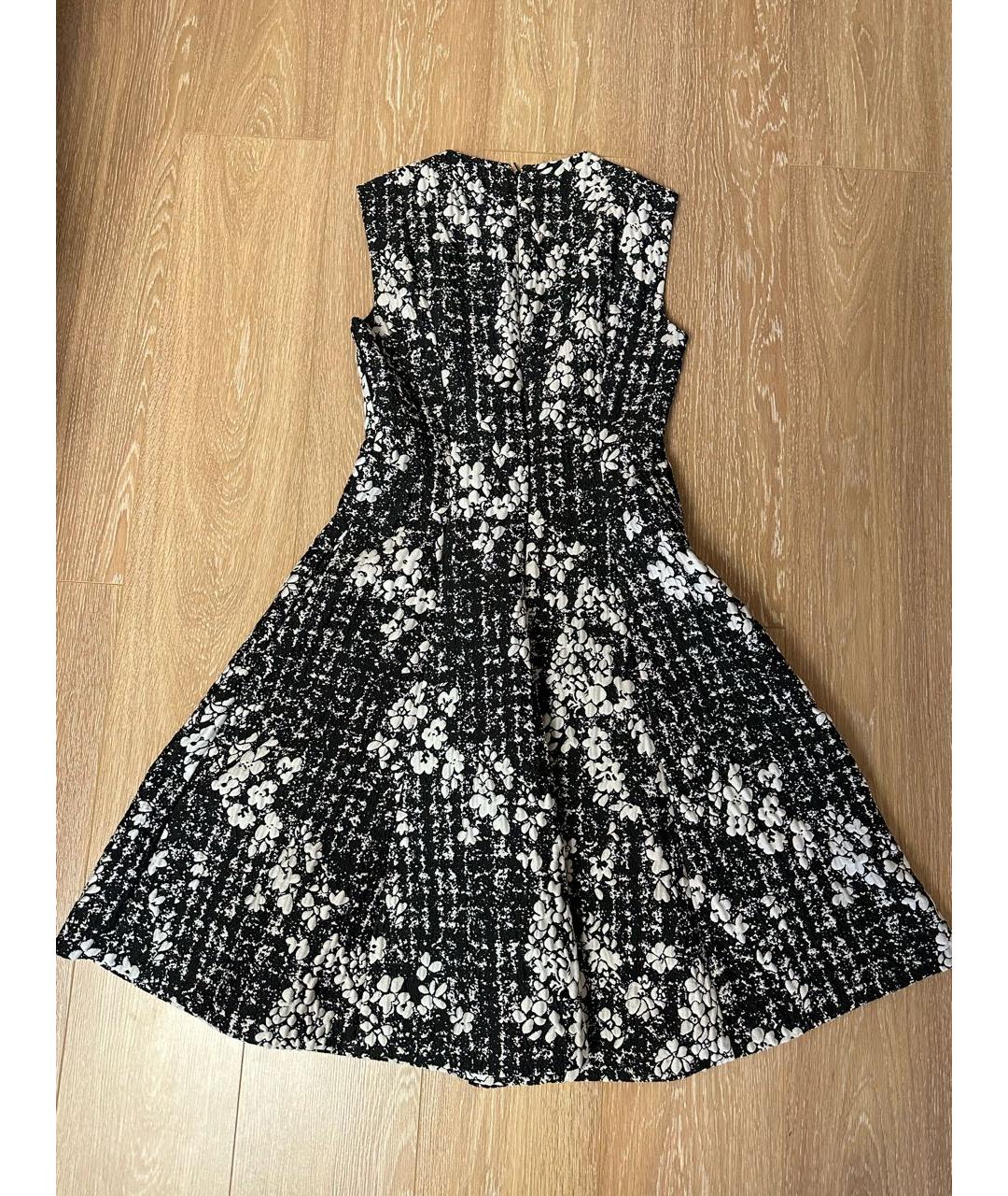 CH CAROLINA HERRERA Черное креповое коктейльное платье, фото 2