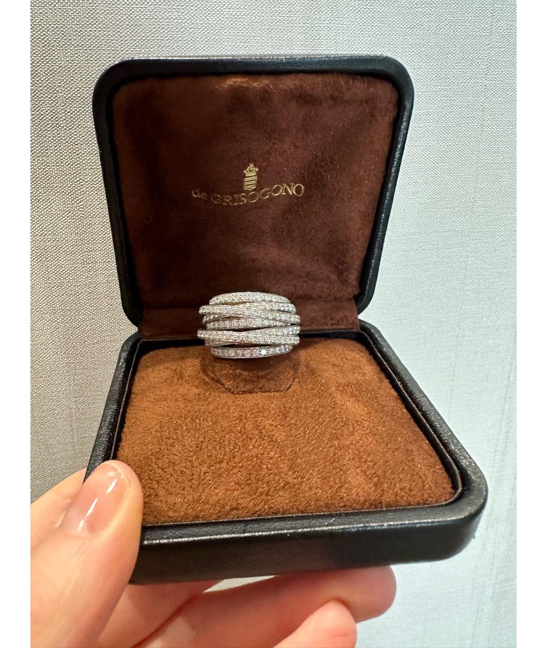 DE GRISOGONO Белое кольцо из белого золота, фото 3