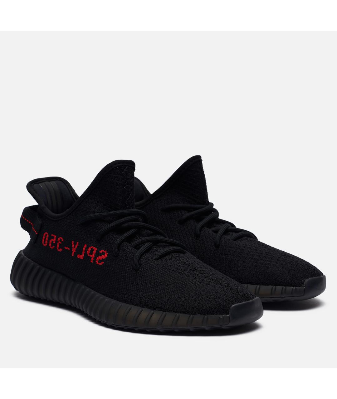 ADIDAS YEEZY Черные низкие кроссовки / кеды, фото 2