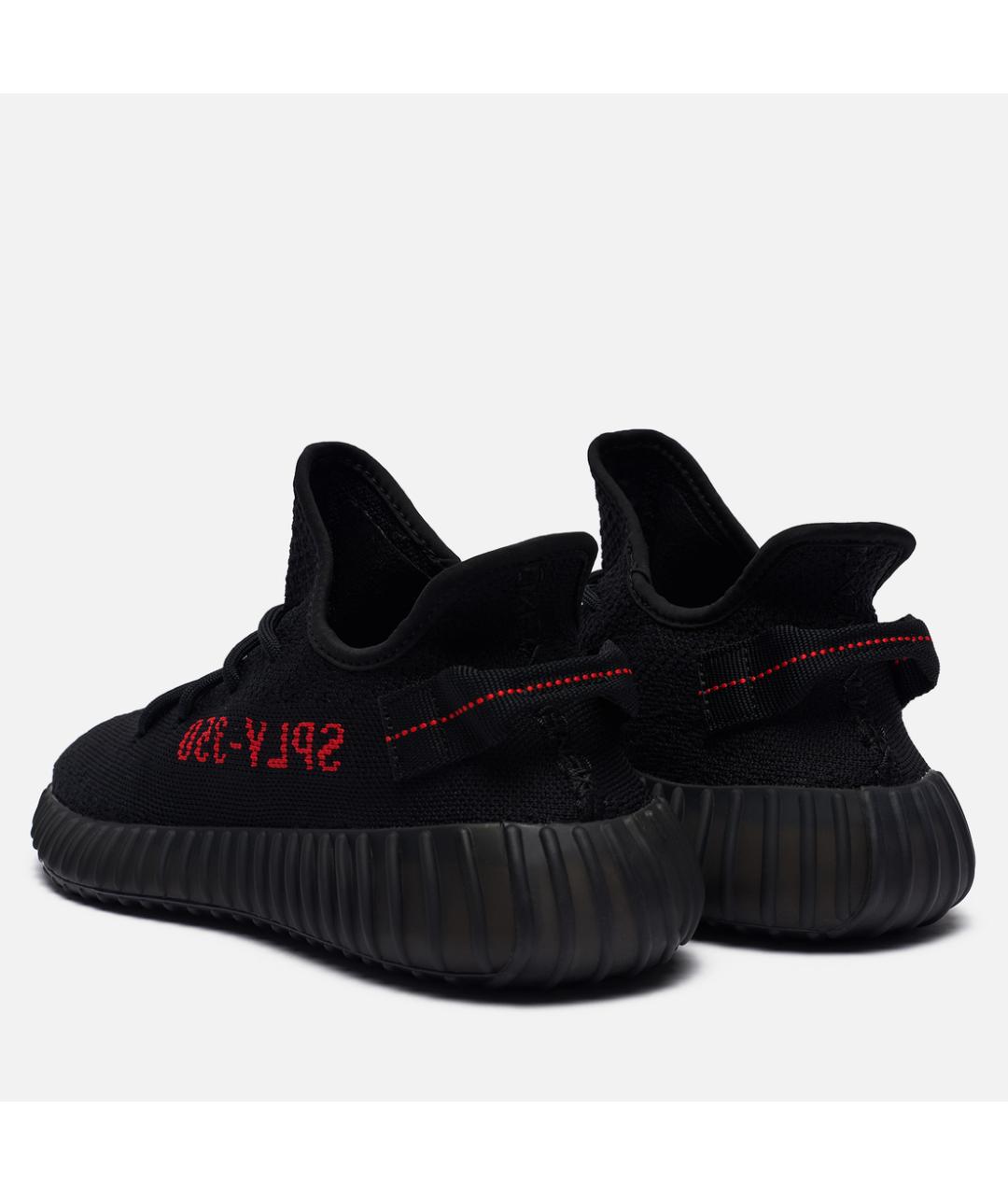 ADIDAS YEEZY Черные низкие кроссовки / кеды, фото 4