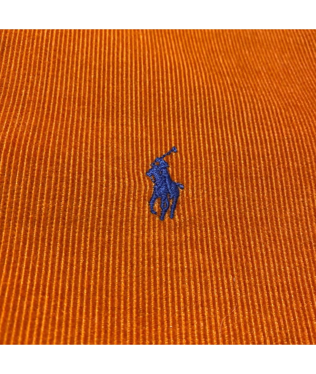 POLO RALPH LAUREN Оранжевая хлопковая кэжуал рубашка, фото 4