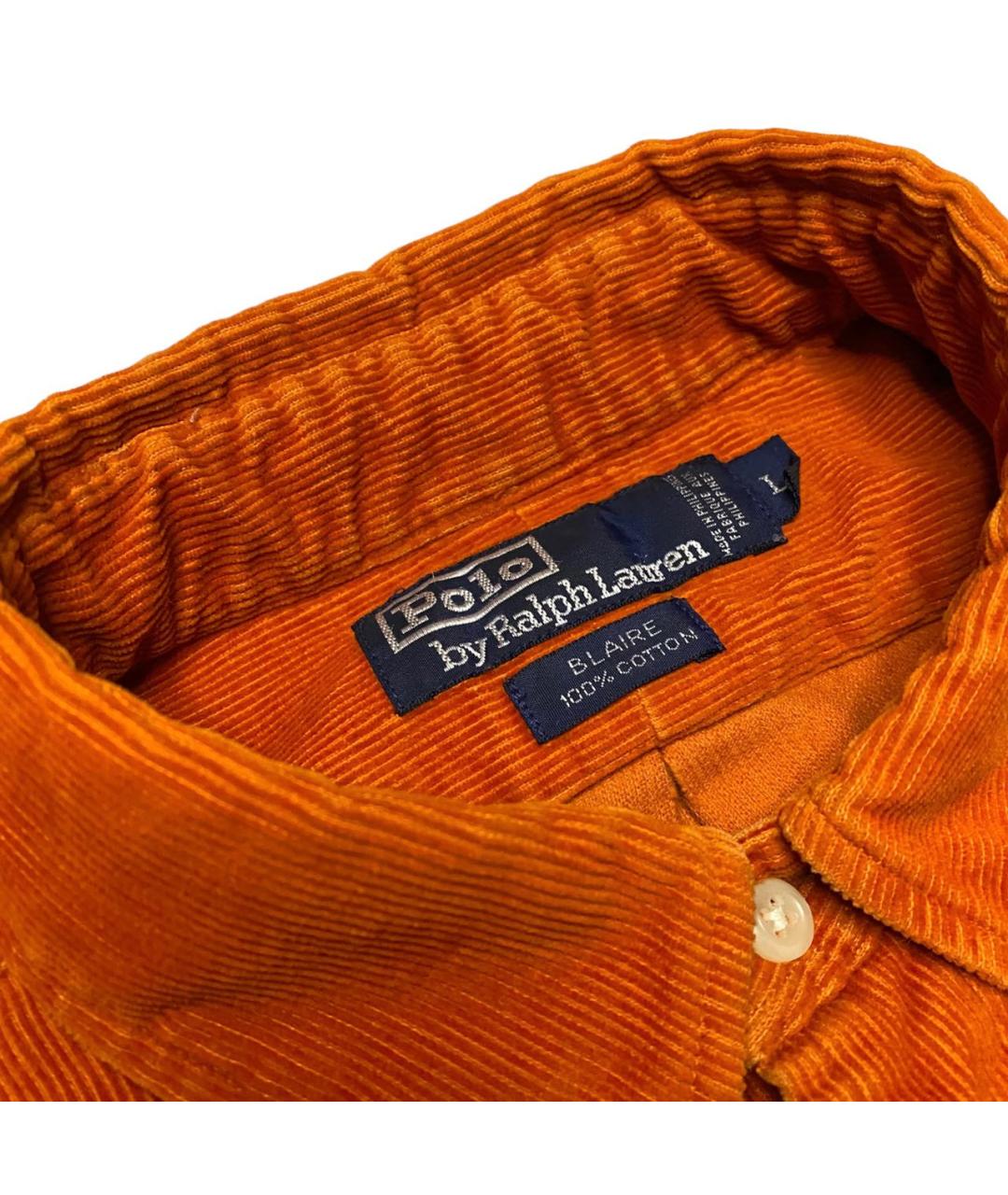 POLO RALPH LAUREN Оранжевая хлопковая кэжуал рубашка, фото 5