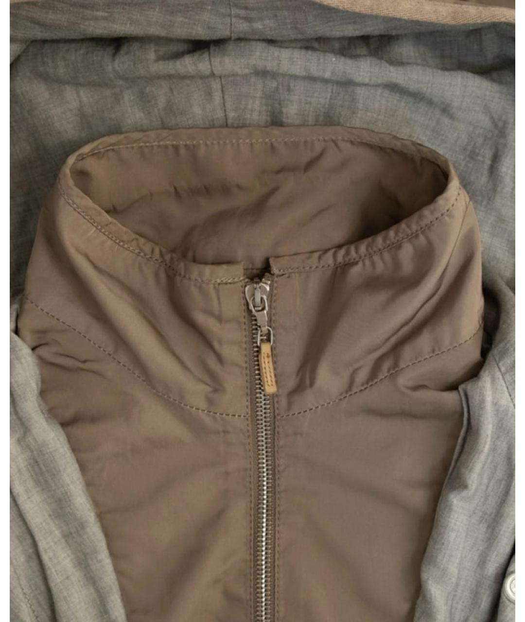 BRUNELLO CUCINELLI Бежевая хлопковая куртка, фото 4