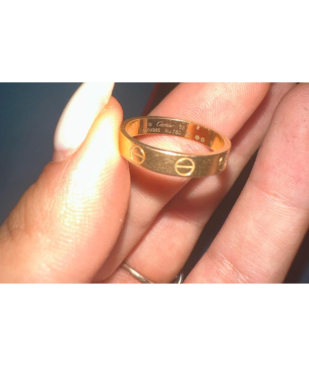 CARTIER Желтое кольцо из желтого золота Love для женщин – купить в ...