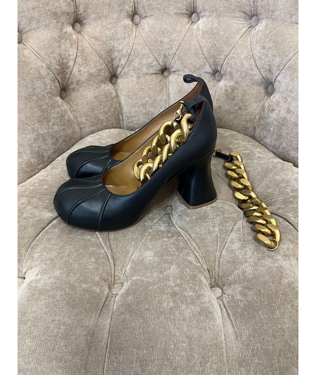 STELLA MCCARTNEY Черные кожаные туфли, фото 8