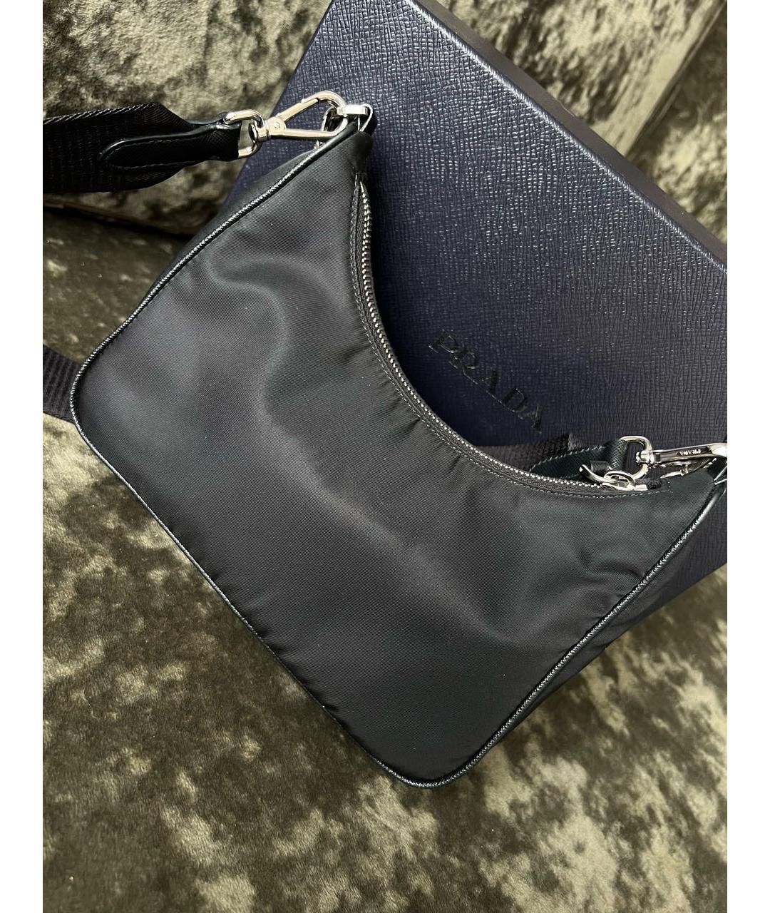 PRADA Черная сумка через плечо, фото 3