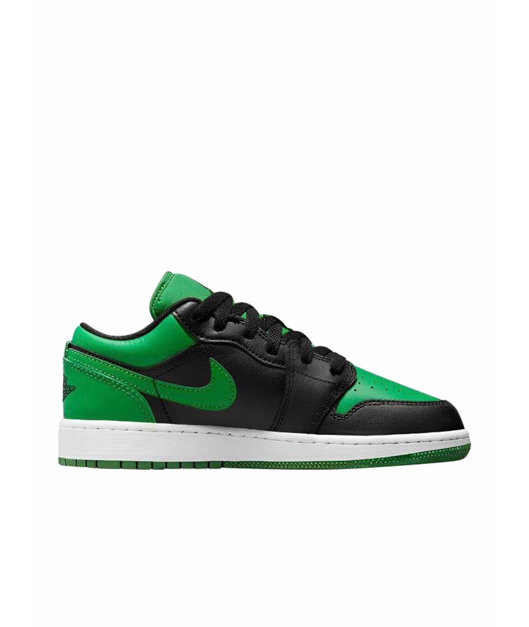 Nike air jordan clearance 1 low pine green/black-white