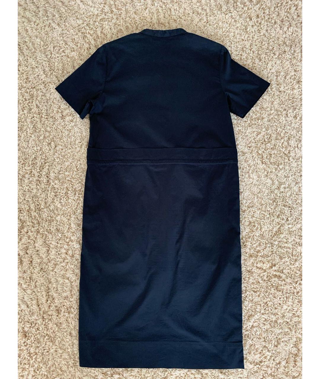 COS Черное хлопко-эластановое повседневное платье, фото 2