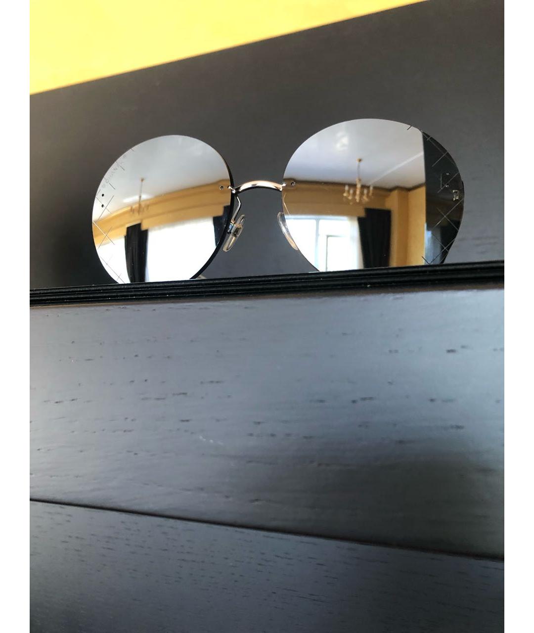 CHANEL Серебряные солнцезащитные очки, фото 7