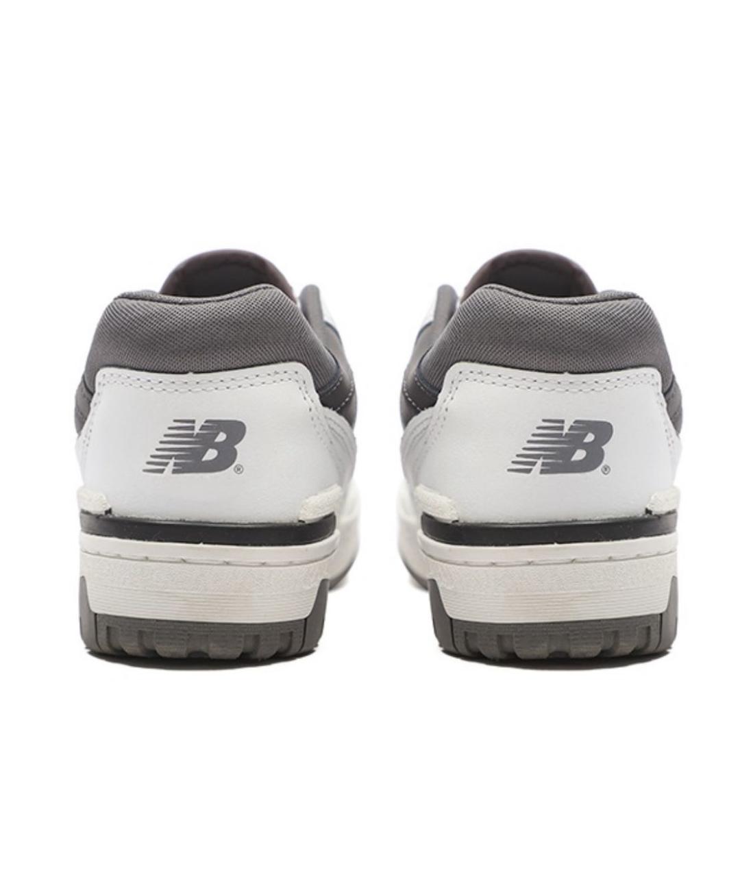 NEW BALANCE Серые кожаные кроссовки, фото 3