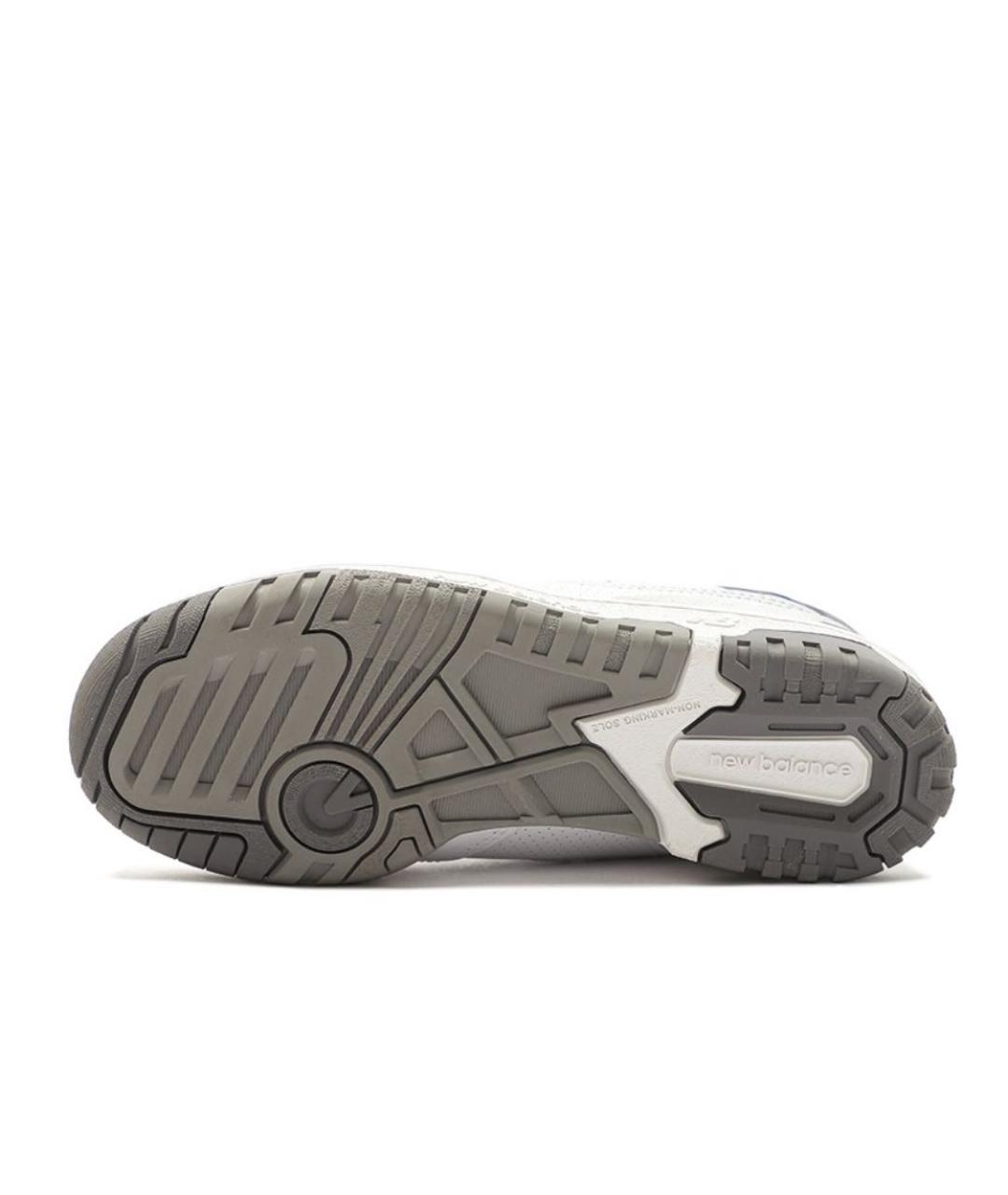 NEW BALANCE Серые кожаные кроссовки, фото 4