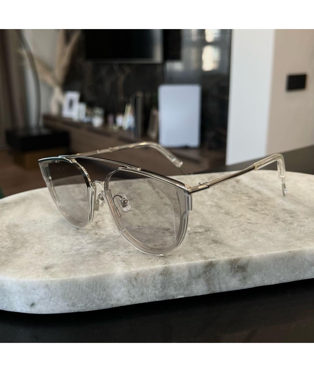 GENTLE MONSTER Серые металлические солнцезащитные очки, фото 5