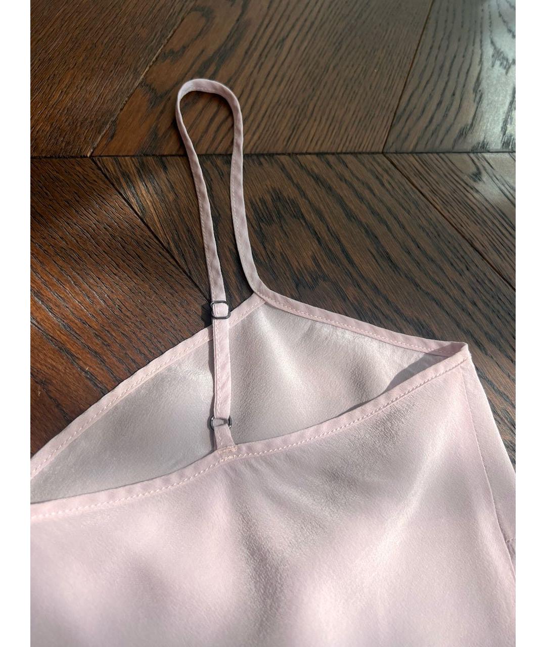 ESCADA Розовая шелковая блузы, фото 4