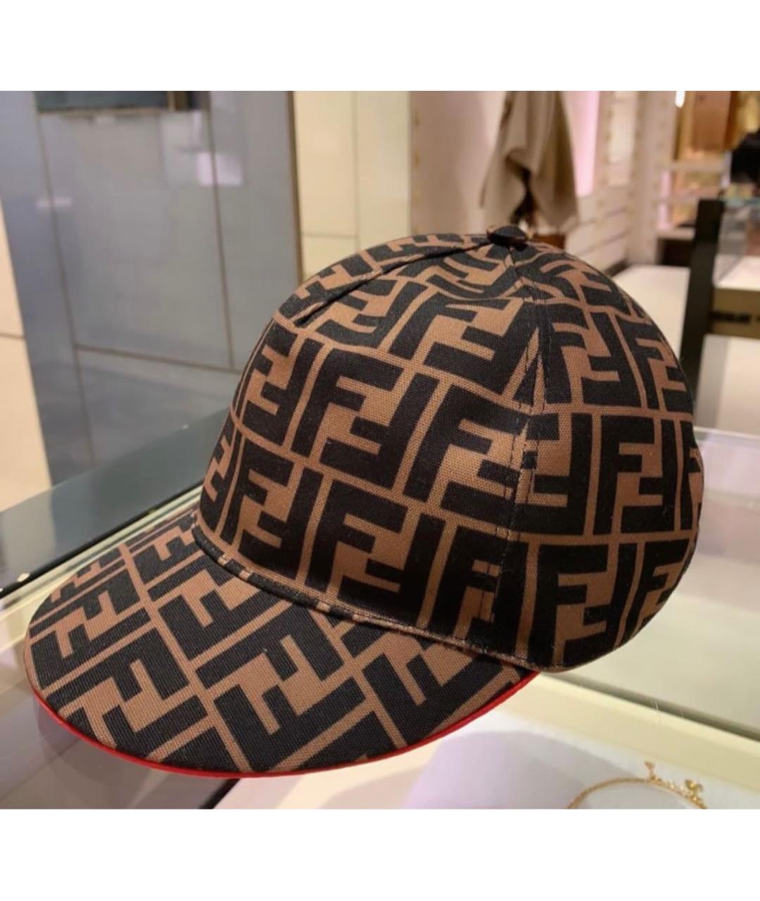 FENDI Коричневая кепка, фото 9