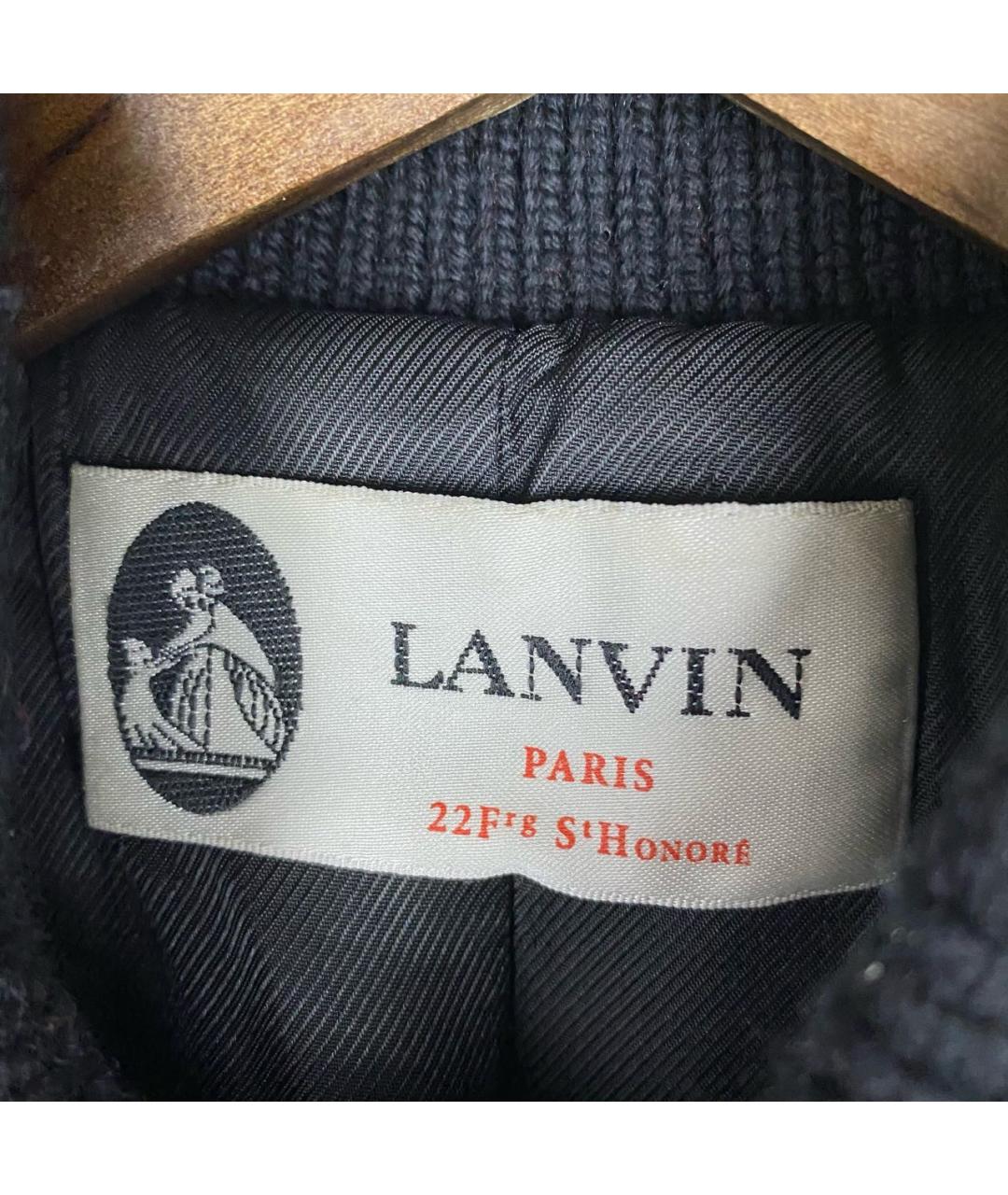 LANVIN Мульти шерстяная куртка, фото 6