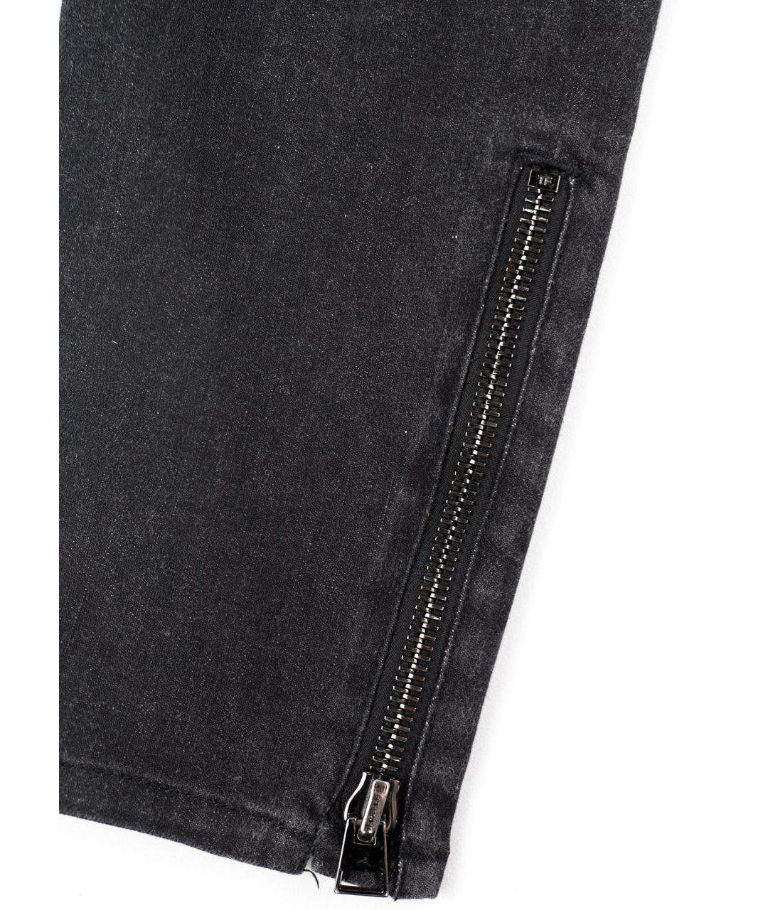 TOM FORD Черные хлопковые прямые джинсы, фото 6