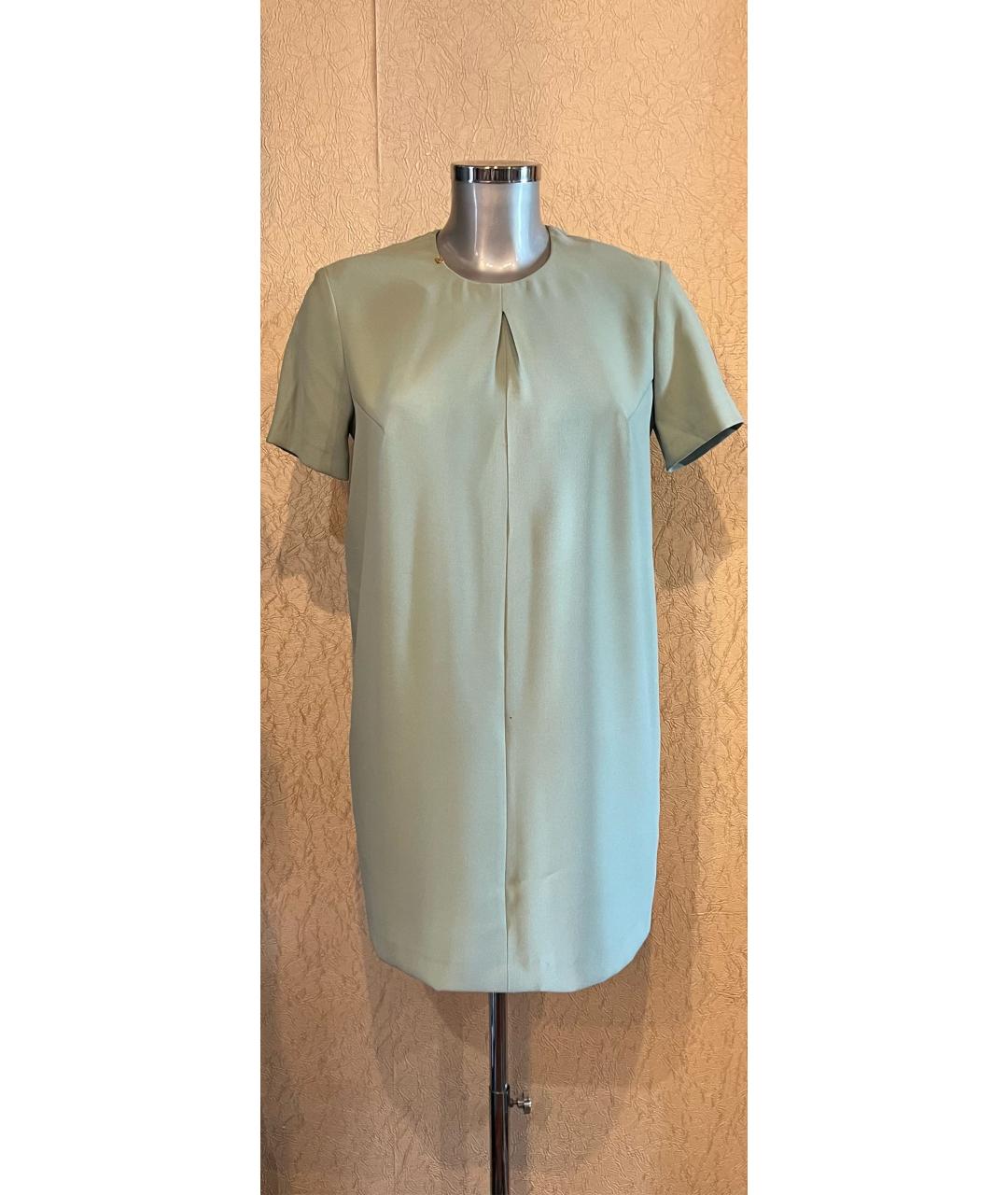 ELISABETTA FRANCHI Бирюзовое повседневное платье, фото 5