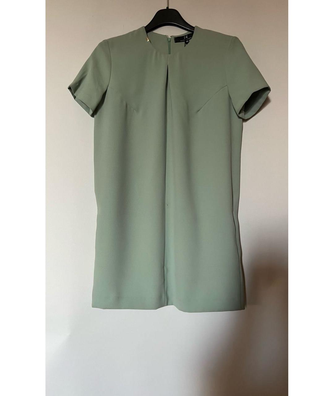 ELISABETTA FRANCHI Бирюзовое повседневное платье, фото 2