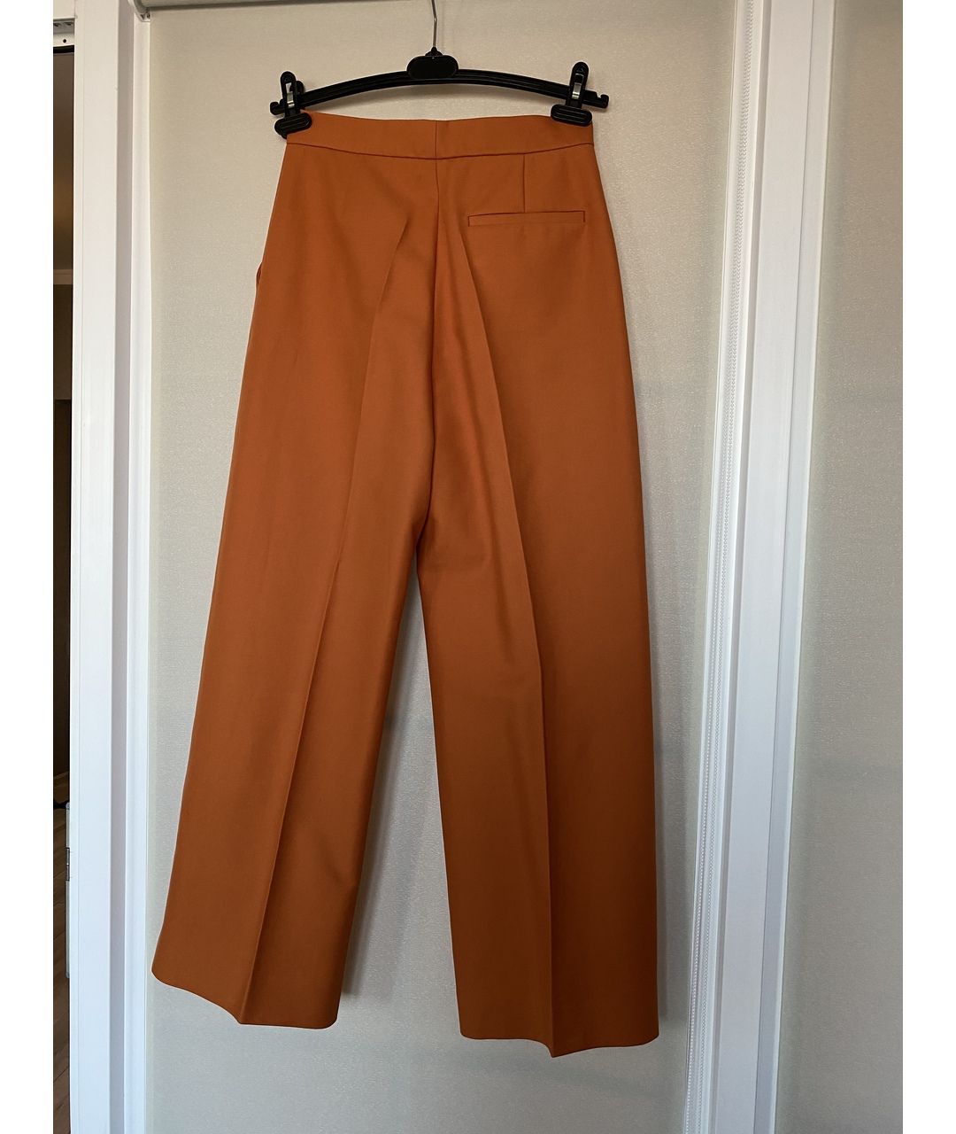 KHAITE Оранжевое прямые брюки, фото 4