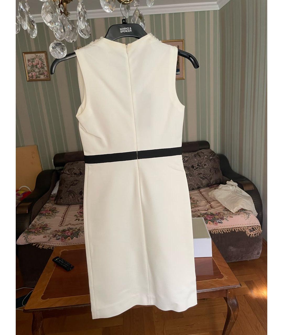GUCCI Белое шелковое коктейльное платье, фото 2