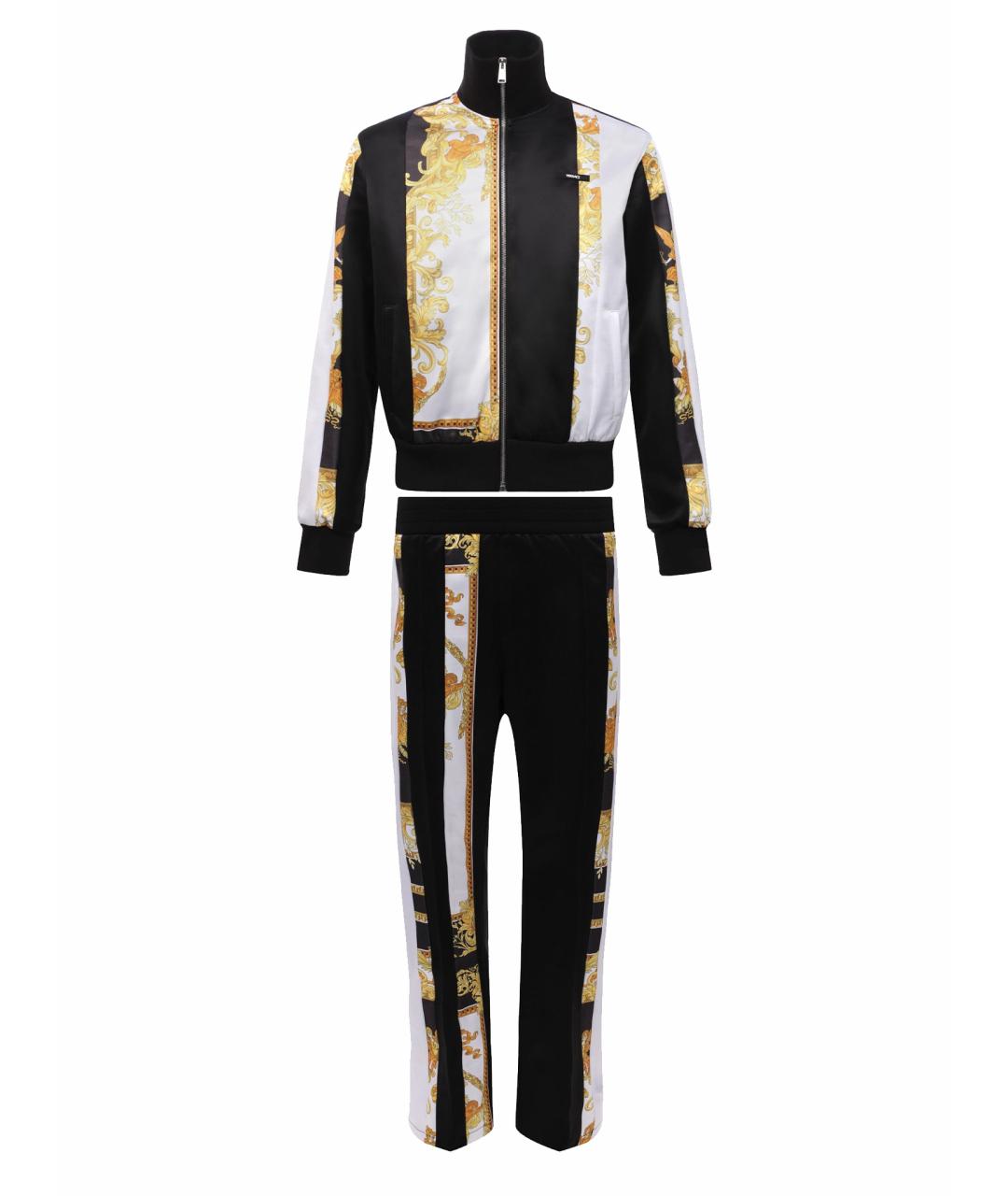 VERSACE Черный хлопковый спортивный костюм, фото 1