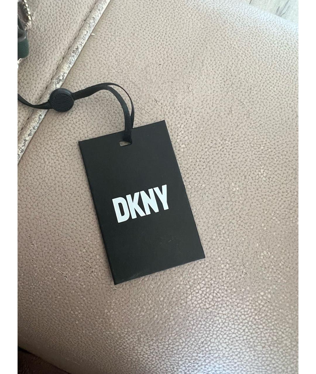 DKNY Зеленая сумка через плечо из искусственной кожи, фото 6