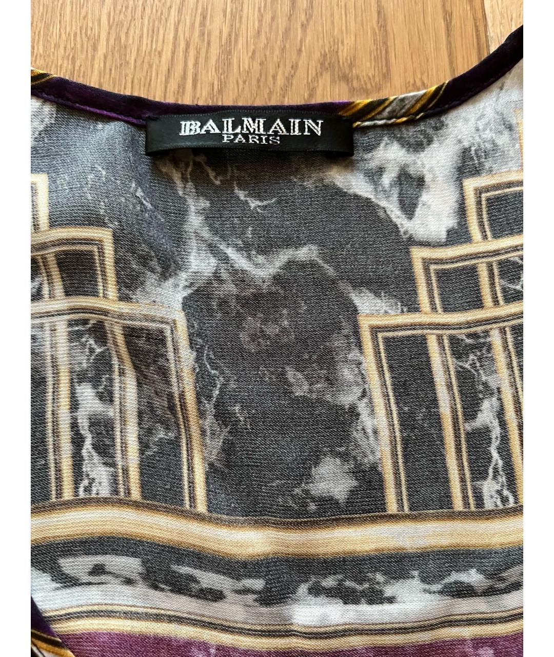 BALMAIN Шелковая майка, фото 7