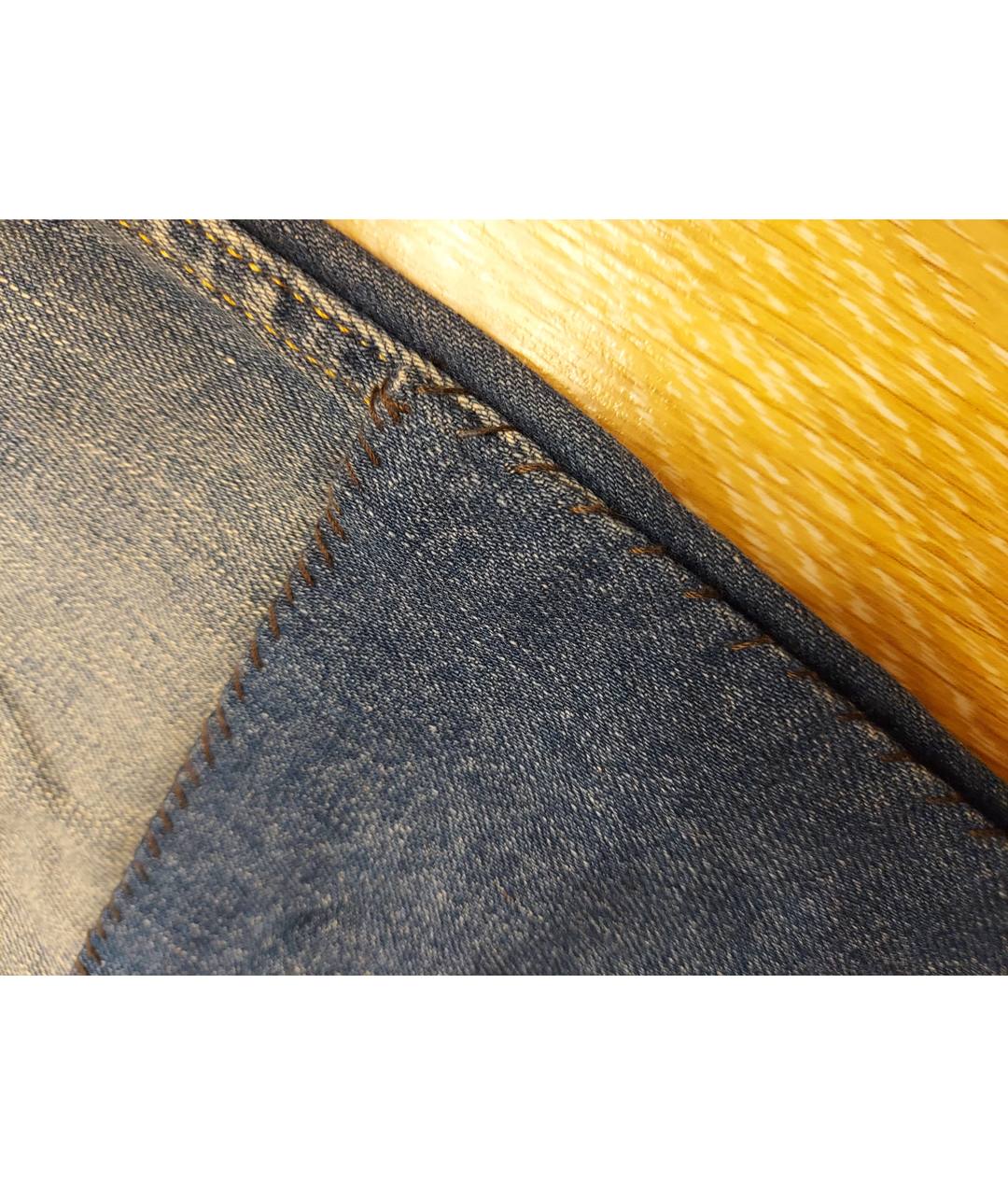 LEVI'S Синие хлопко-эластановые джинсы слим, фото 7