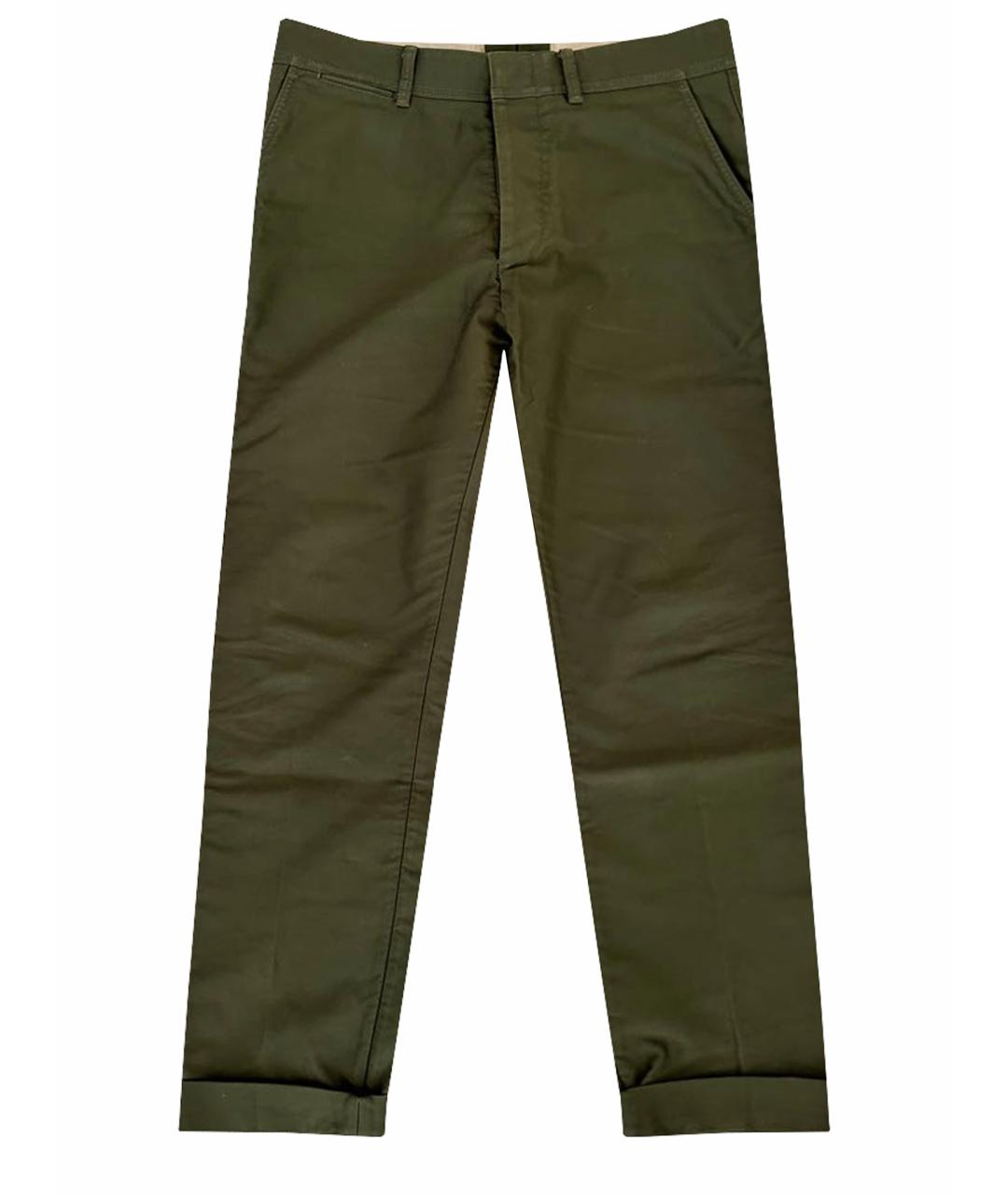 TOM FORD Зеленые хлопковые джинсы скинни, фото 1