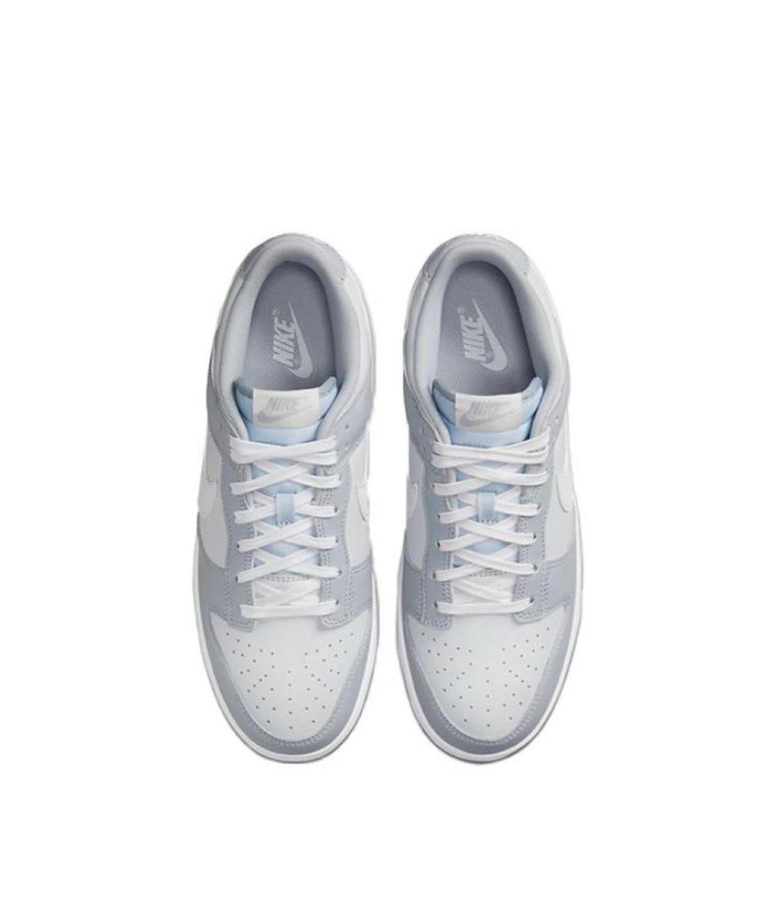 NIKE Серые кожаные кроссовки, фото 2