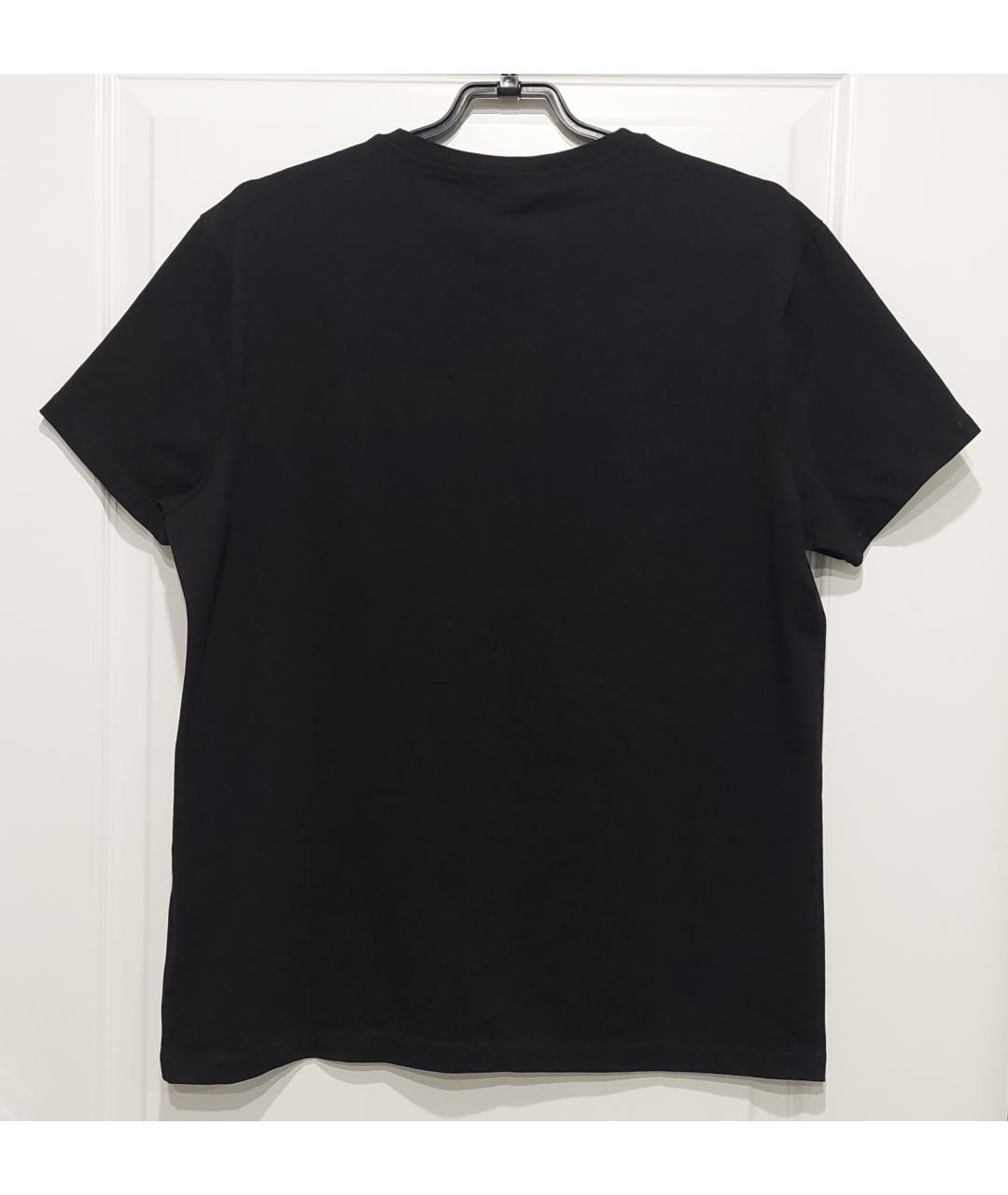 ERMANNO ERMANNO Черная хлопко-эластановая футболка, фото 2