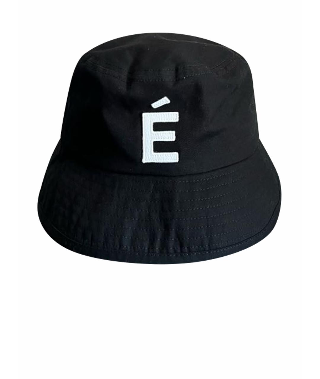 ETUDES Черная хлопковая шляпа, фото 1