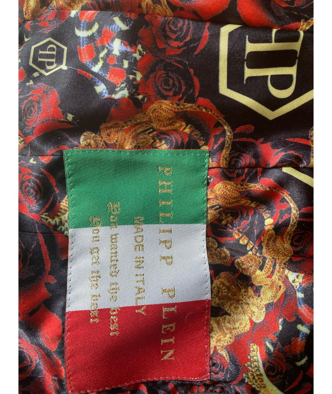 PHILIPP PLEIN Хаки полиэстеровый жилет, фото 7