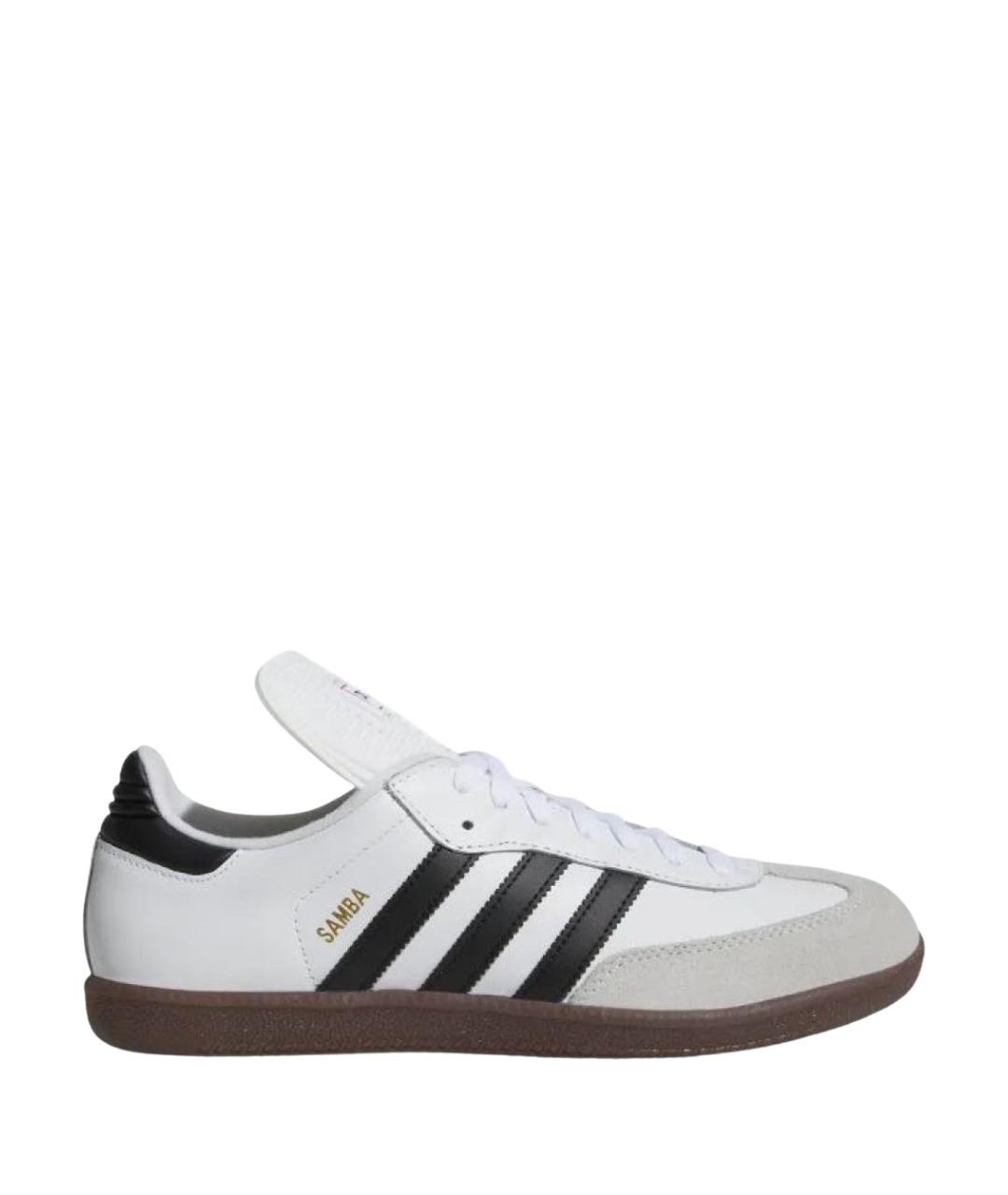 ADIDAS Белые кожаные кроссовки, фото 1