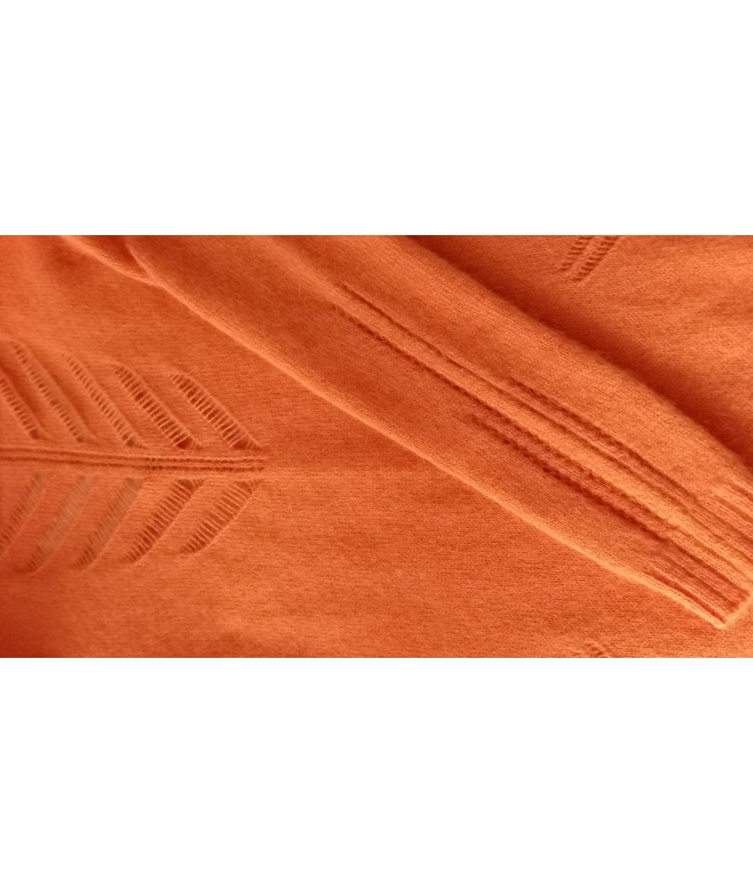 PINKO Оранжевое шерстяное повседневное платье, фото 3