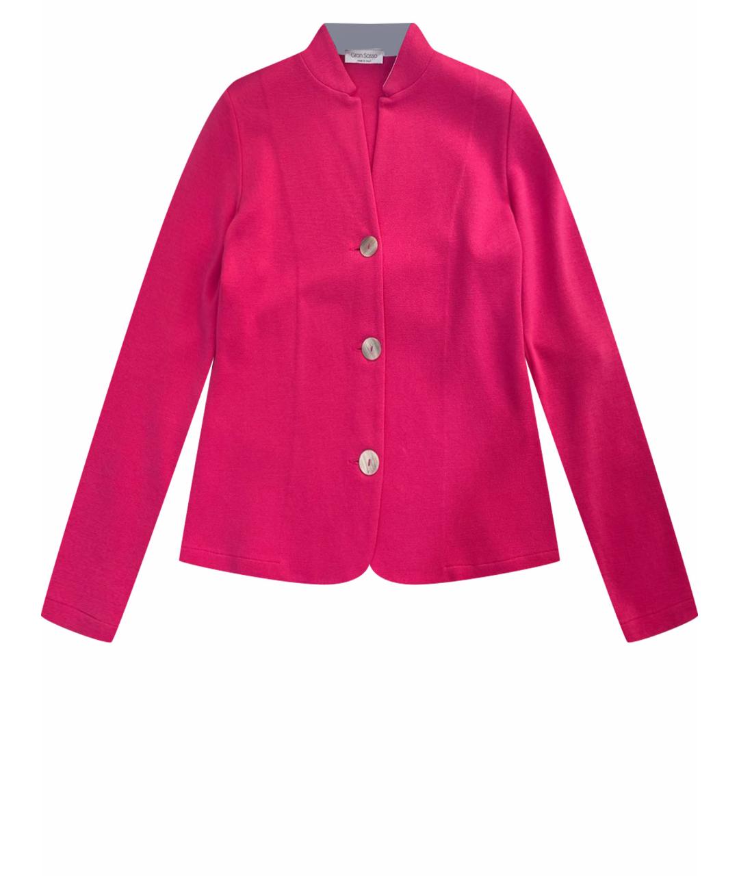 GRAN SASSO Розовый хлопковый жакет/пиджак, фото 1