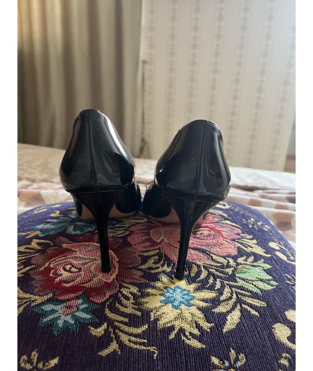 PRADA Черные туфли из лакированной кожи, фото 4