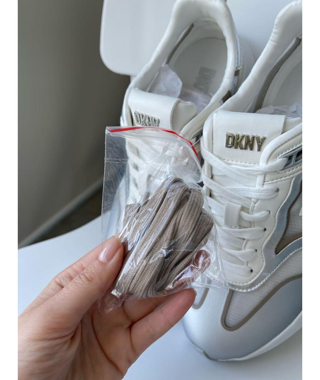DKNY Белые кроссовки, фото 7