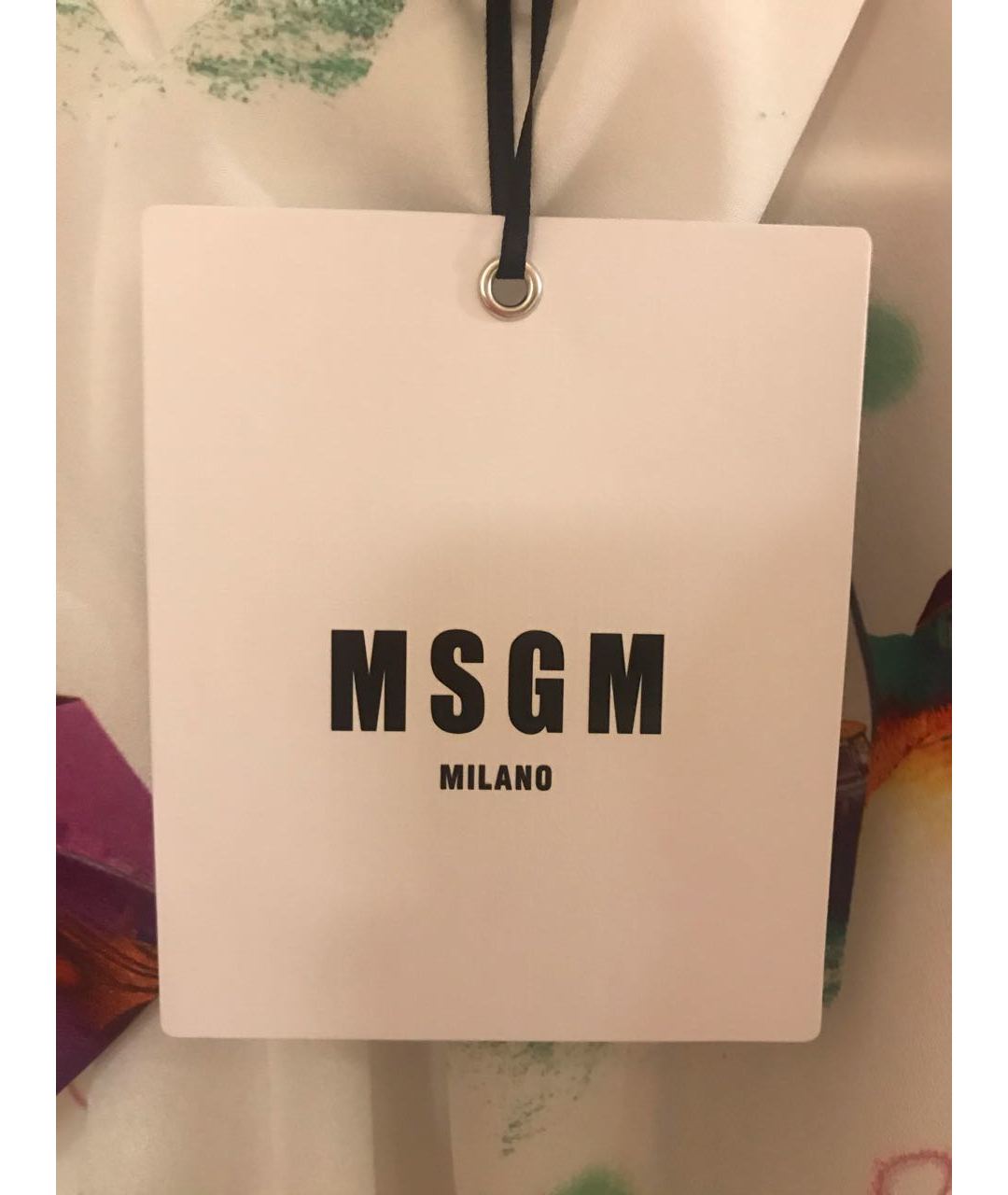 MSGM Мульти полиэстеровая рубашка, фото 5