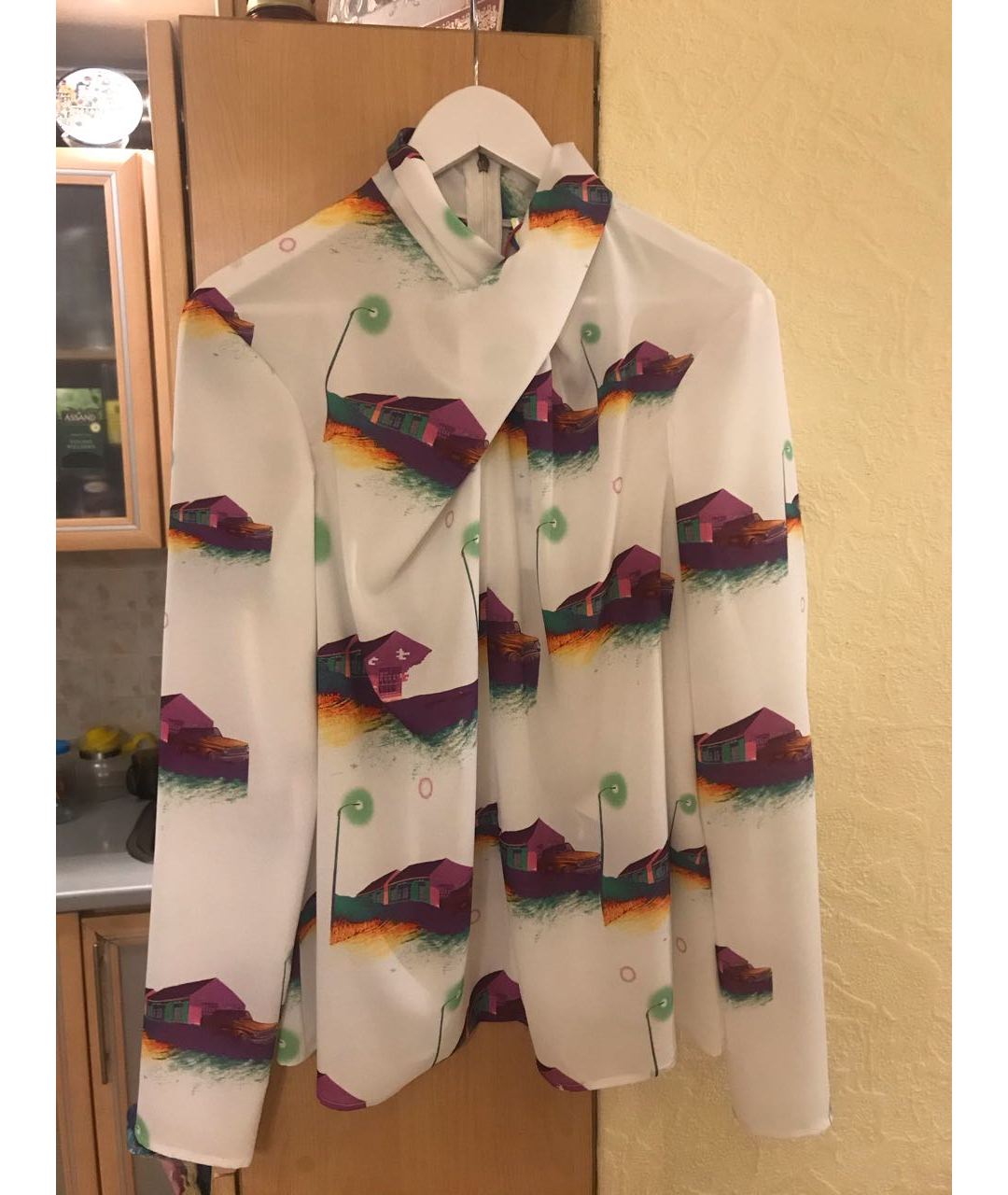 MSGM Мульти полиэстеровая рубашка, фото 7