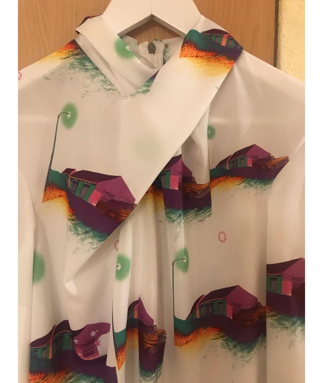 MSGM Мульти полиэстеровая рубашка, фото 3