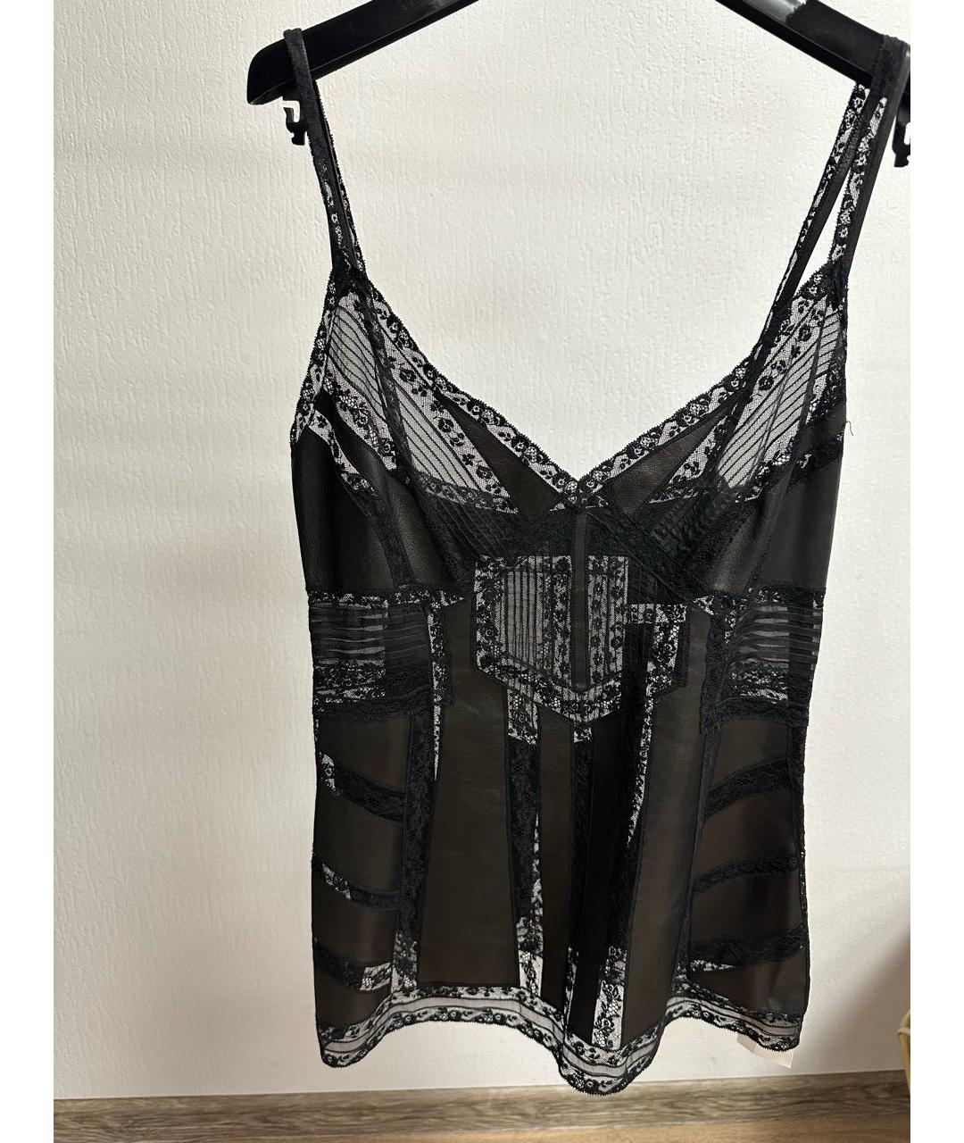 ERMANNO SCERVINO Черная майка, фото 5