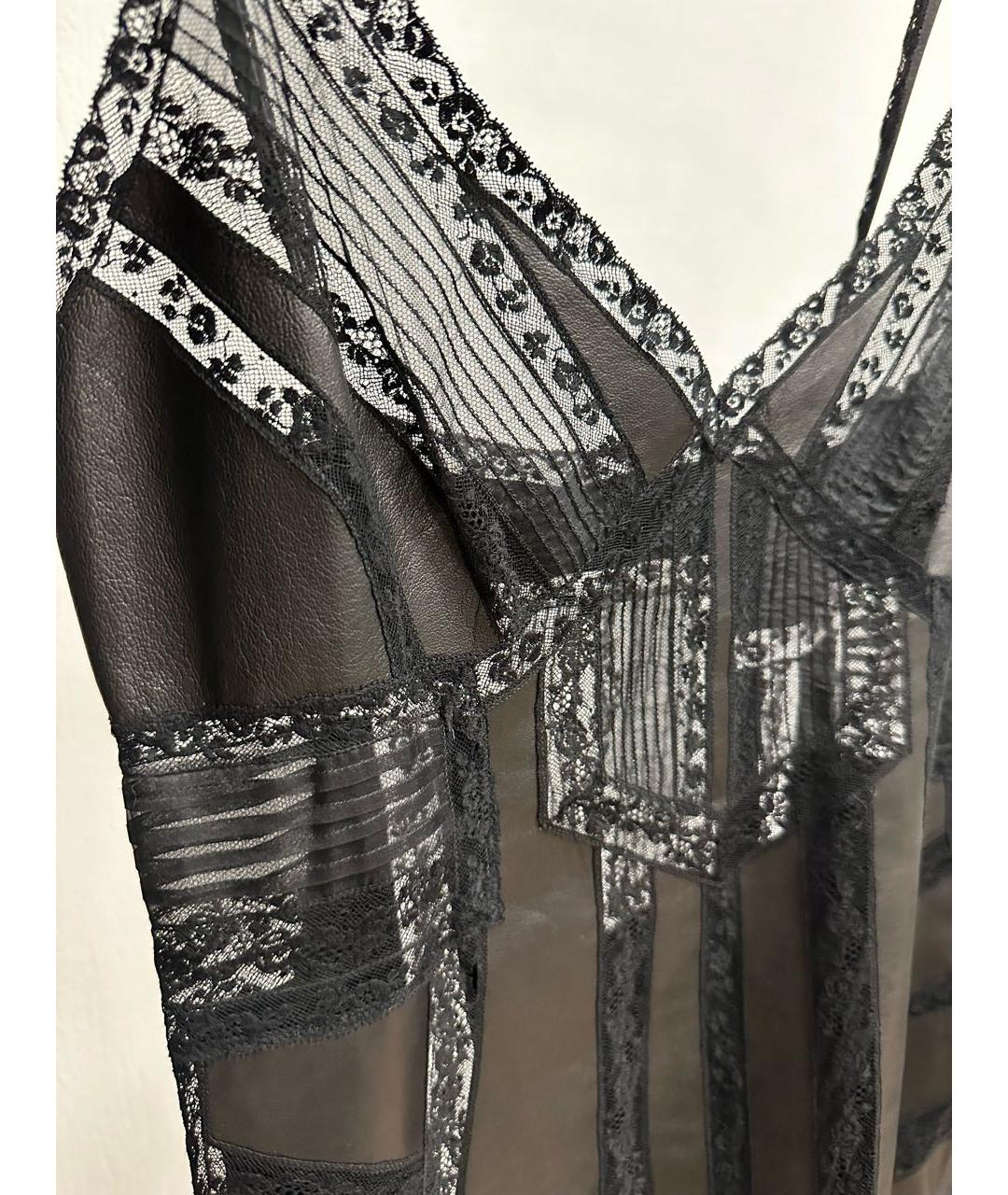 ERMANNO SCERVINO Черная майка, фото 4