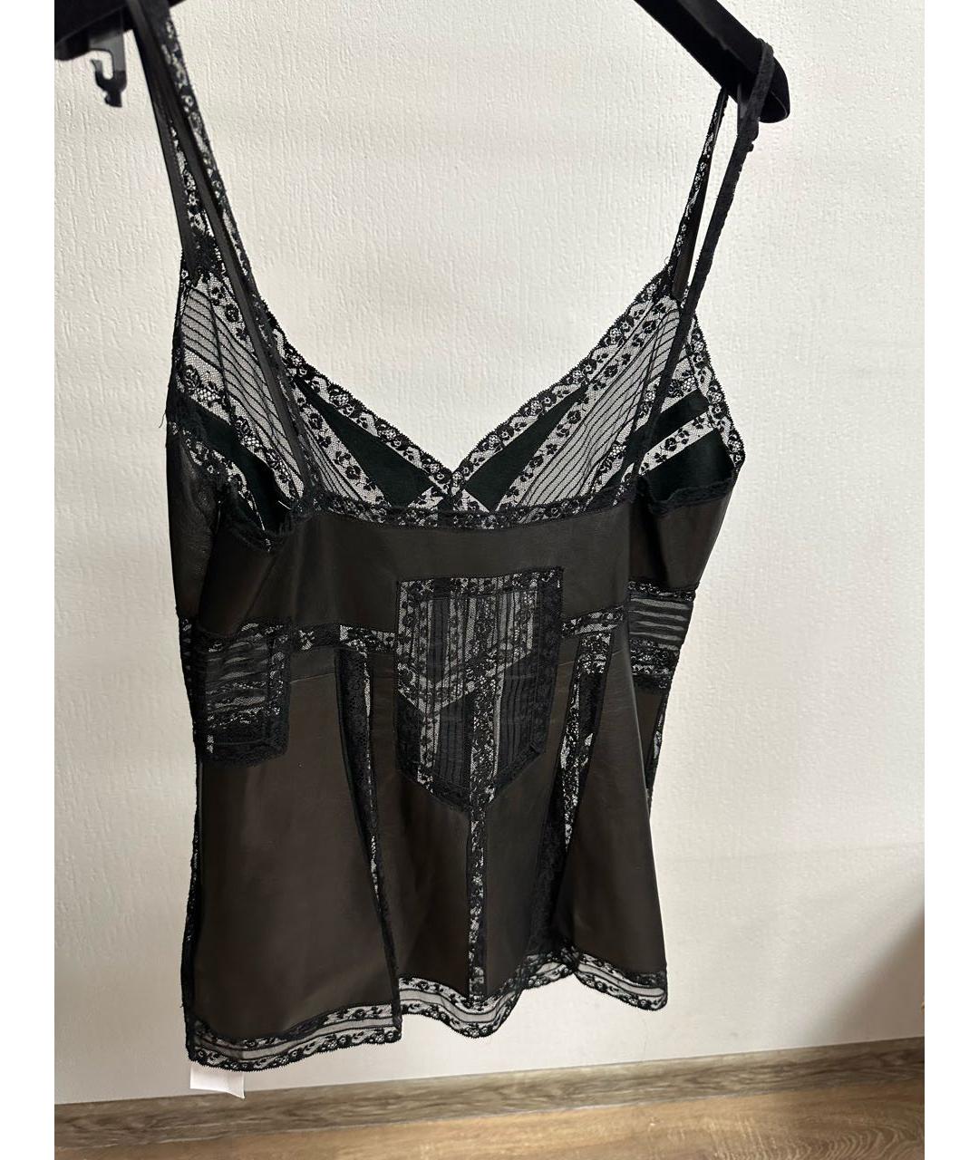 ERMANNO SCERVINO Черная майка, фото 2