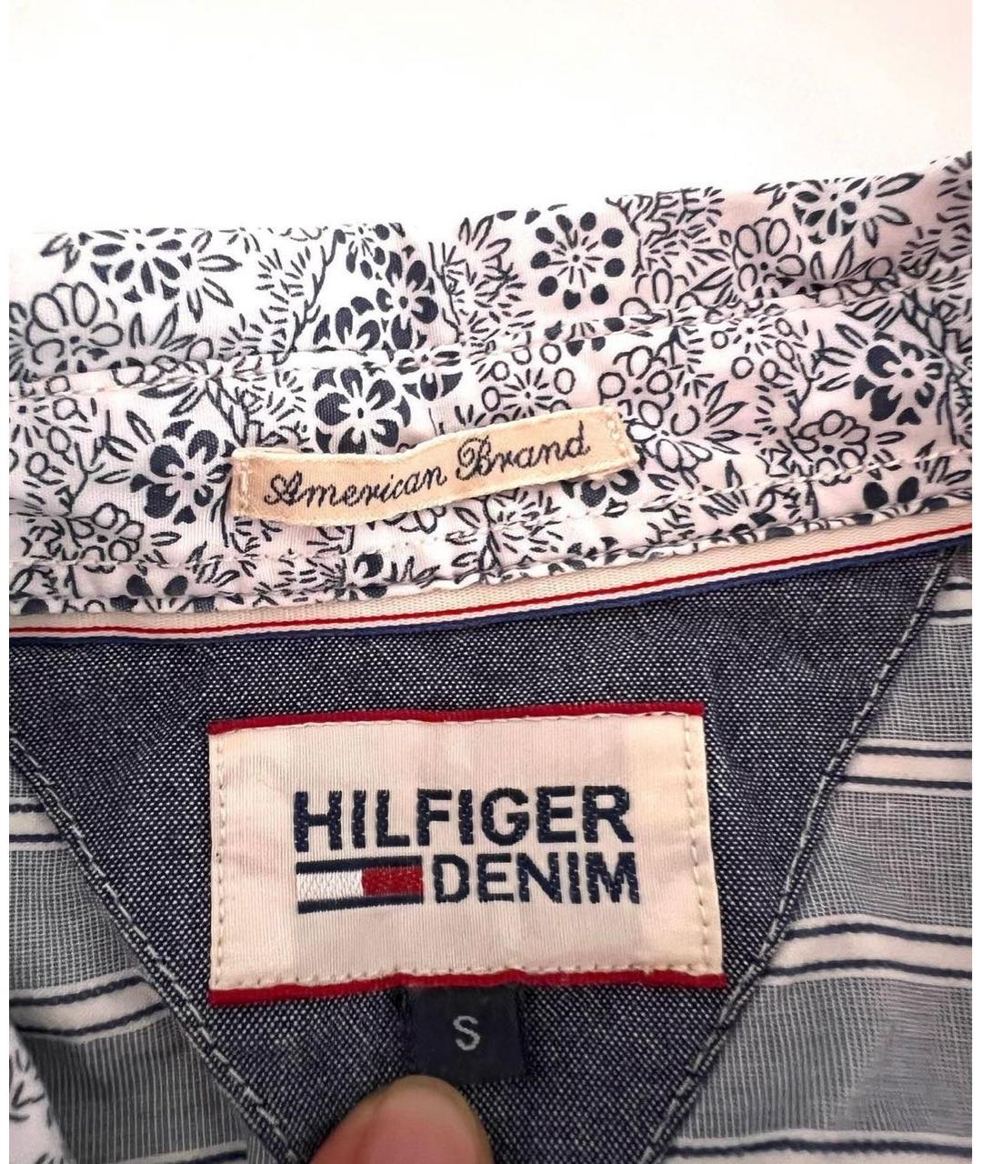 TOMMY HILFIGER Мульти хлопковая рубашка, фото 4