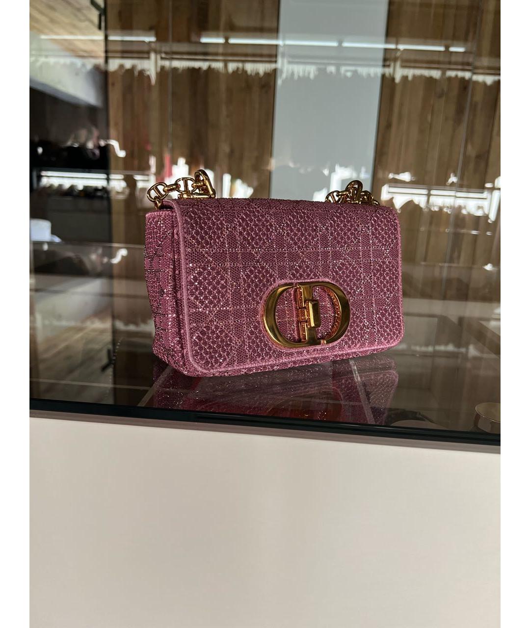 CHRISTIAN DIOR Розовая сумка через плечо, фото 2