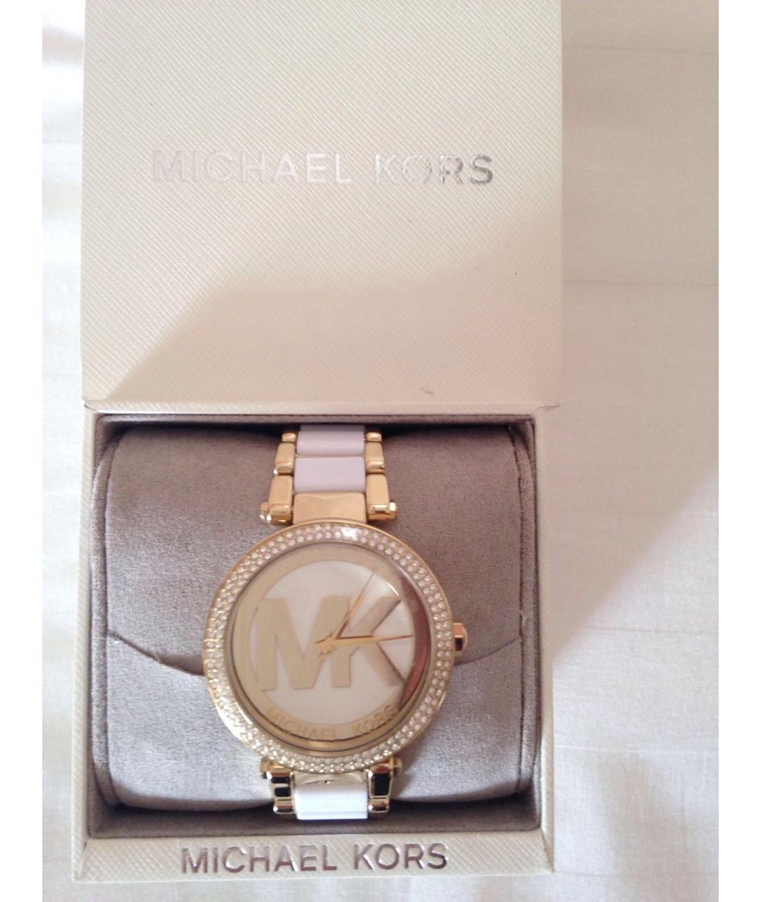 MICHAEL KORS Белые керамические часы, фото 4