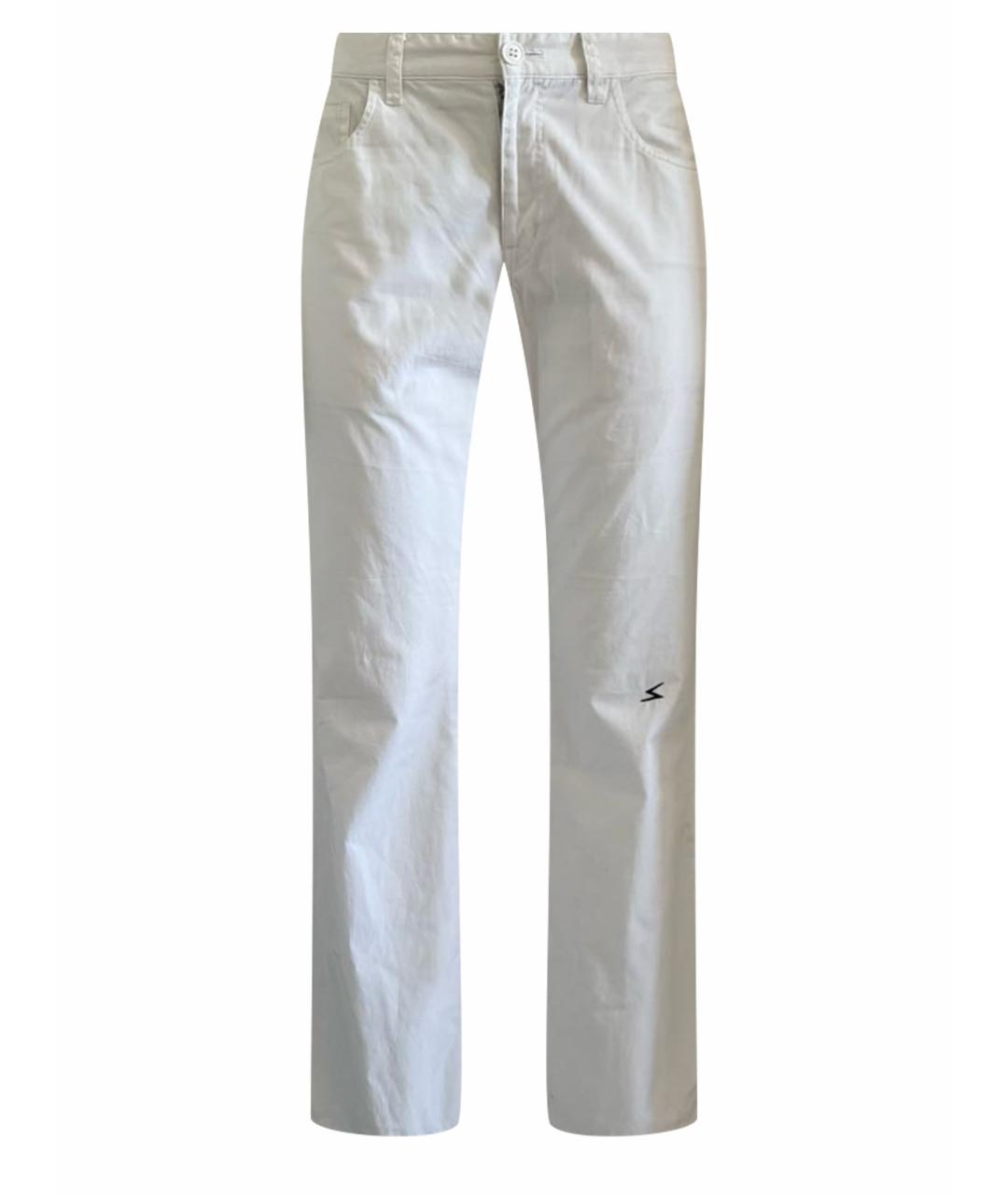 UNDERCOVER Белые хлопковые джинсы клеш, фото 1
